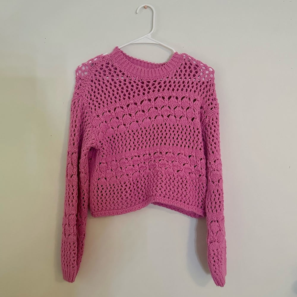 zara crochet kit sweater